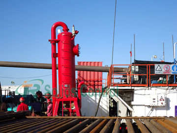 Drilling Mud 320m3/H Oilfield Vertical Gas Separator