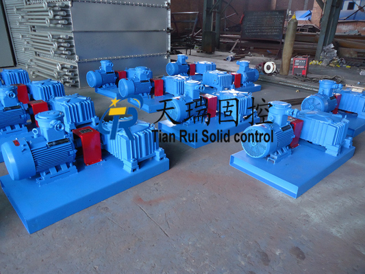 Blue Coupling / Direct Connection Type Worm Gear Speed Reducer For Drilling